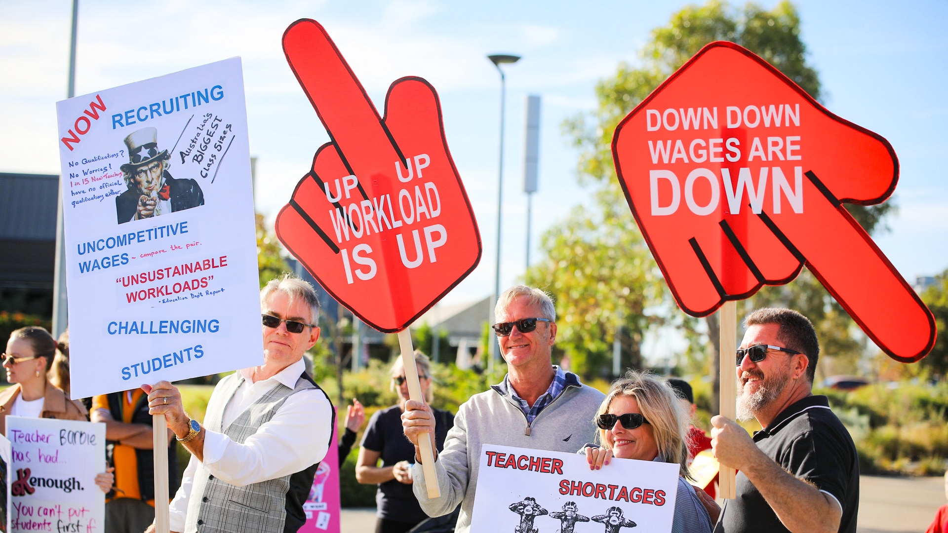 WA Teachers Join Strike Over Pay And Conditions, With Schools Impacted ...