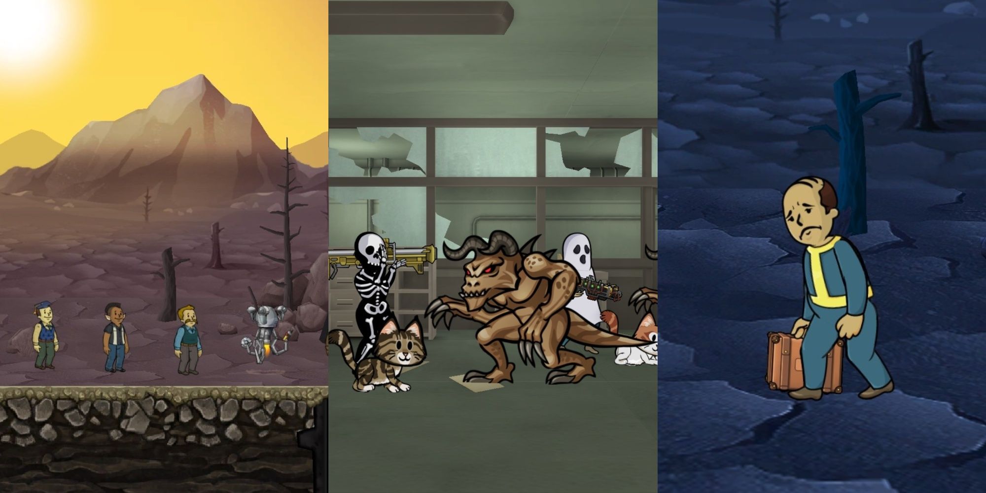 android, fallout shelter: best outfits for exploring the wasteland