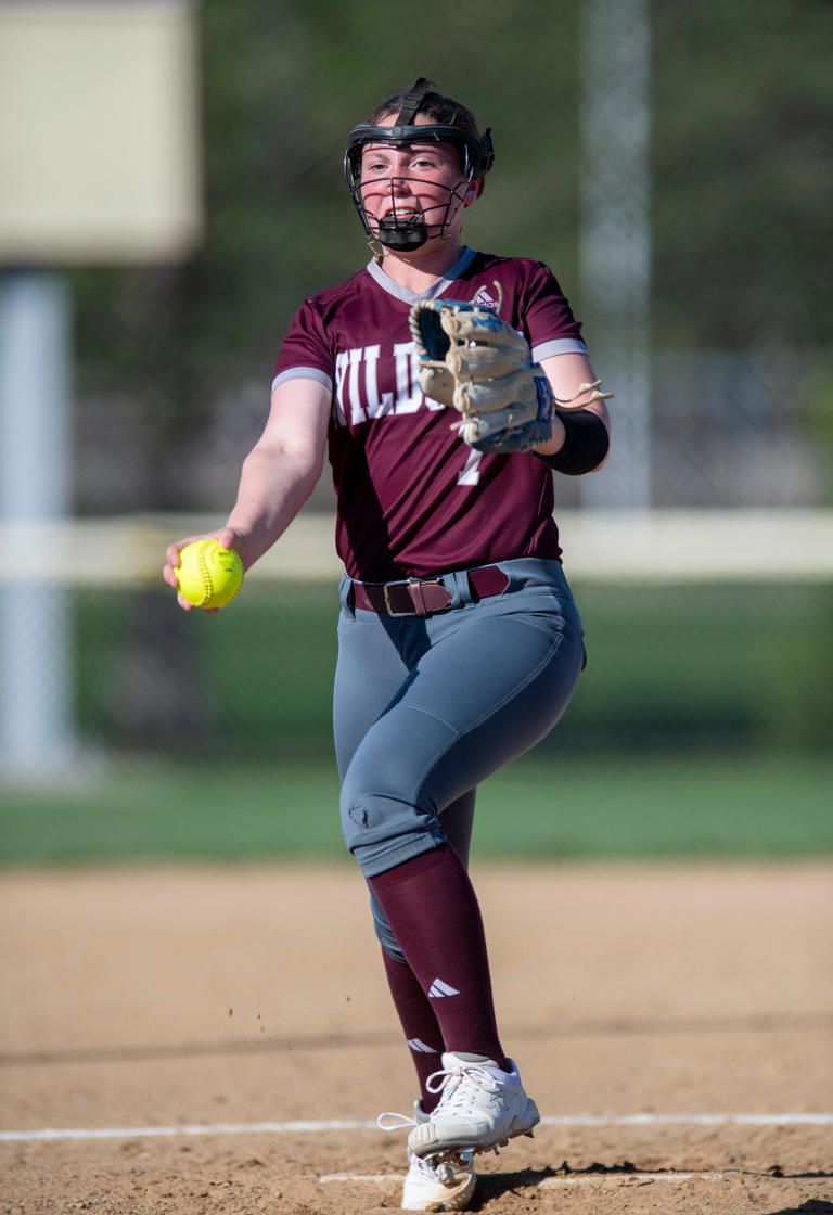 Alaina Allyn, a rising star pitcher at Mount Vernon, knows her ...