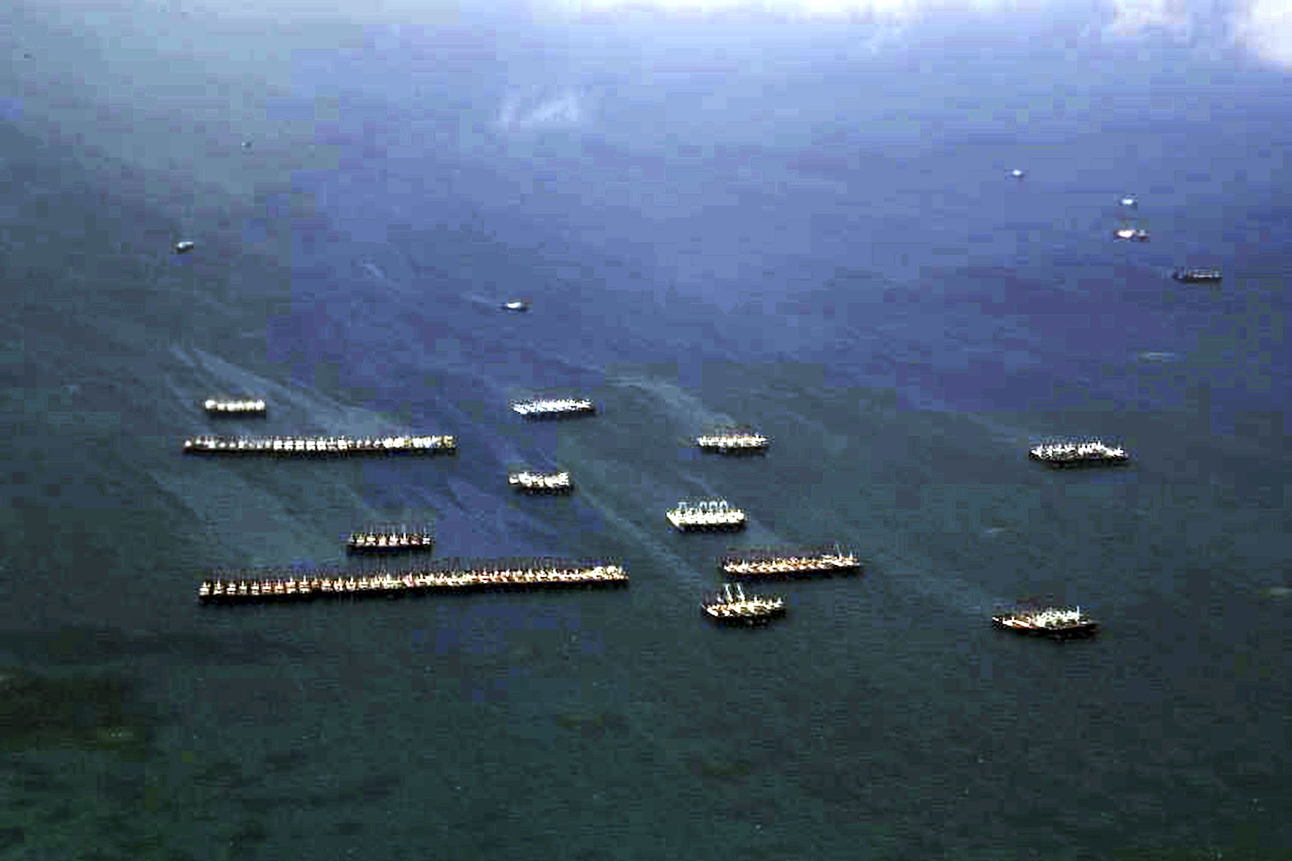 number of chinese ships in west ph sea increases as war games begin