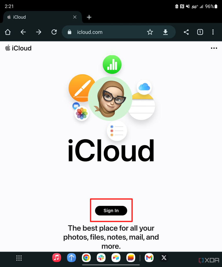 How to use iCloud services on your Android phone