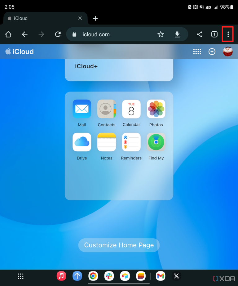 How to use iCloud services on your Android phone