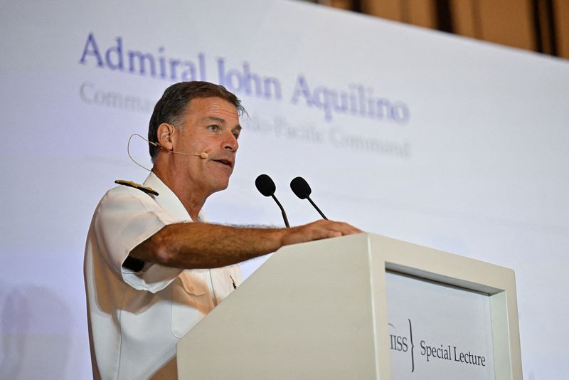 china's military spending concerning given 'failing economy', us admiral says