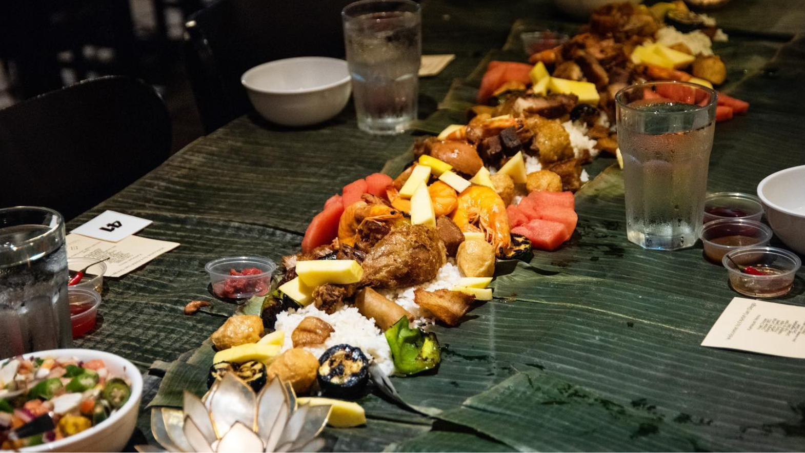 roll up your sleeves and enjoy these kamayan feasts in california