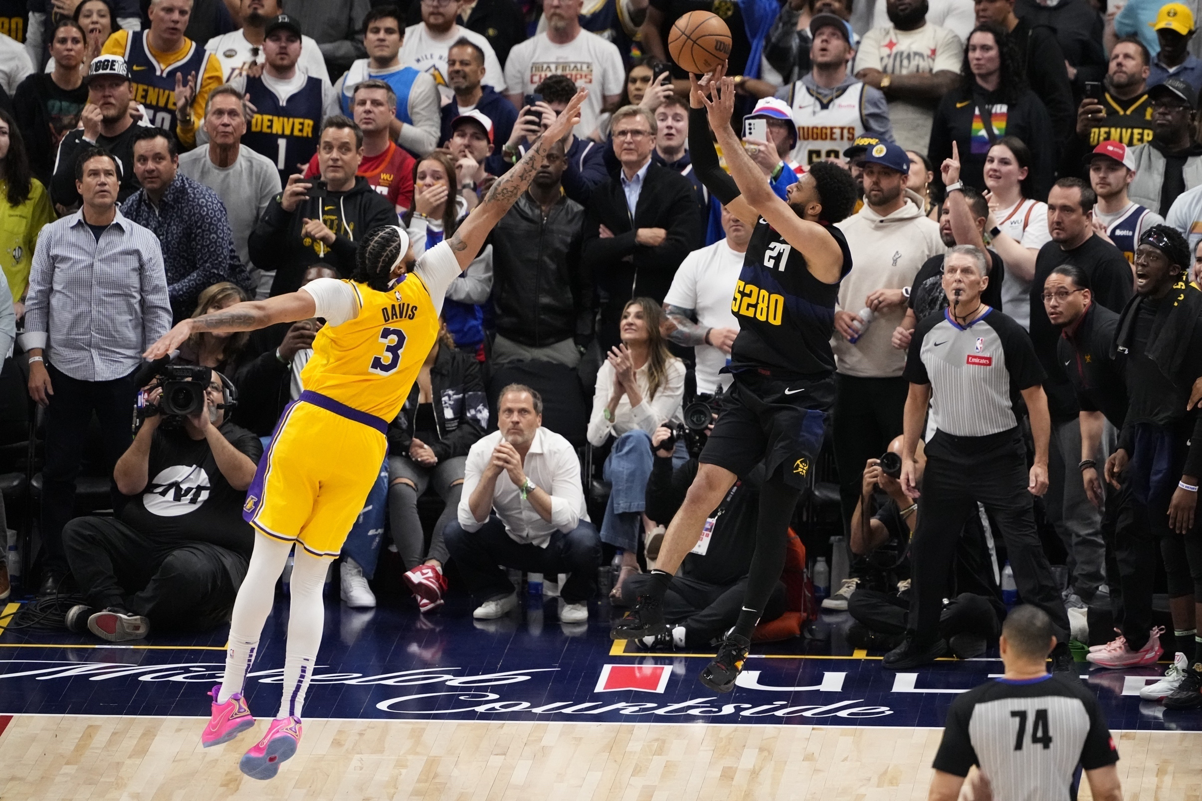 nba: jamal murray buzzer beater give nuggets 2-0 lead over lakers