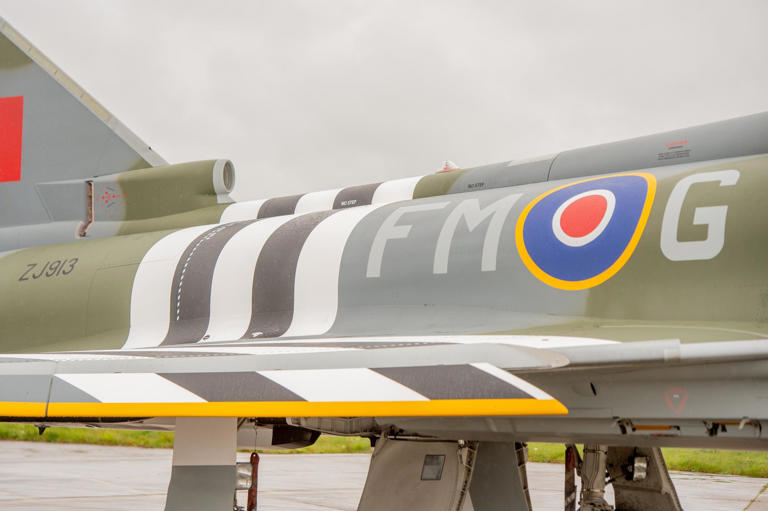 VIDEO: New Typhoon jet with D-Day tribute paint scheme unveiled