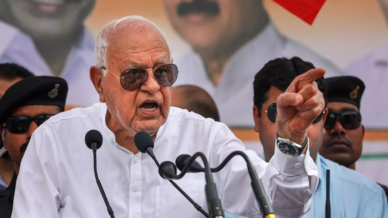 'our religion taught us ...' farooq abdullah responds to pm modi's mangalsutra jibe