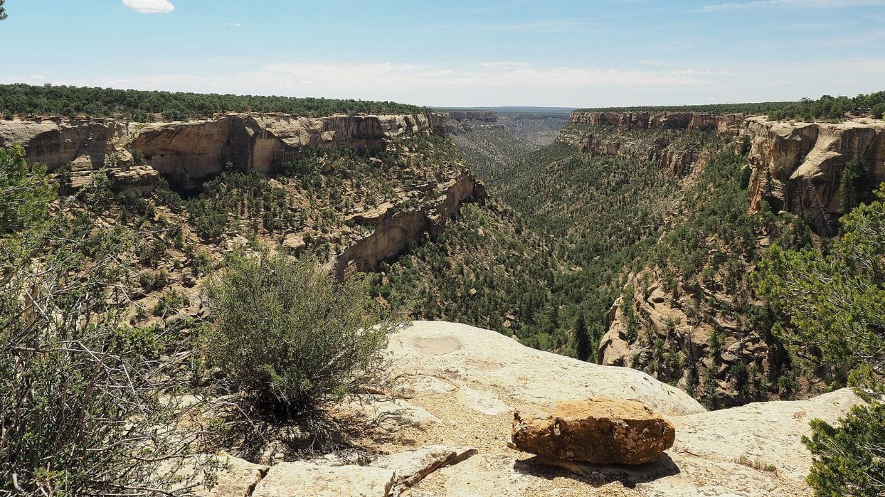<p>Suppose you’re looking for two national parks with entirely different focuses. In that case, the Mesa Verde/Black Canyon of the Gunnison combination is the road trip for you.</p><p>Mesa Verde is known for its archaeological significance, specifically the famous cave dwellings of <a href="https://www.nps.gov/meve/learn/historyculture/index.htm" rel="nofollow noopener">the Ancestral Pueblo people</a>, which were built over 700 years ago. Black Canyon of the Gunnison leans more into the epic geological views, as visitors can stand atop <a href="https://www.nps.gov/blca/index.htm" rel="nofollow noopener">some of North America’s steepest cliffs</a>.</p>