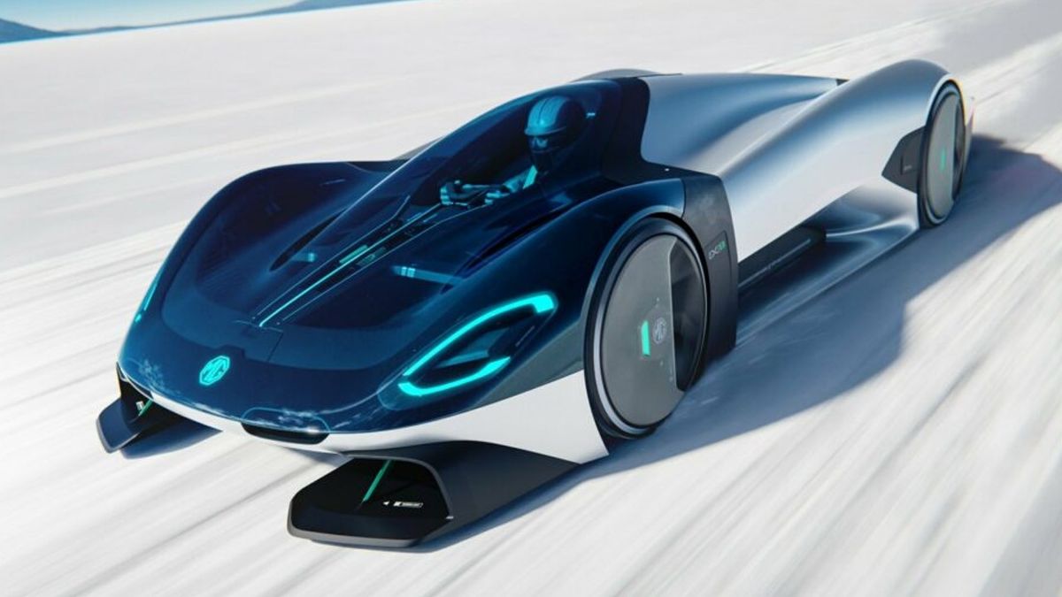 quizá sea el coche con el diseño más futurista que ha creado mg, pero lo que es seguro es que es el más rápido