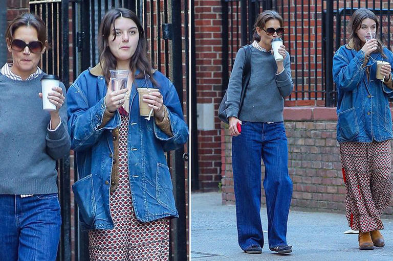 Katie Holmes and Suri Cruise enjoy NYC stroll after her 18th birthday as Tom estrangement continues