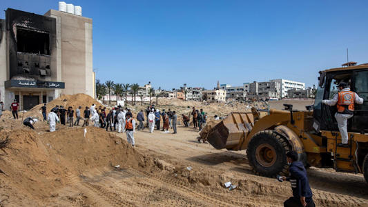 Israel-Gaza live updates: IDF denies mass grave claims<br><br>