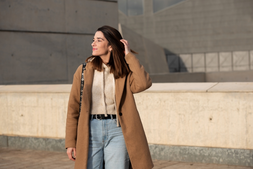 <p>A camel coat is a timeless outerwear piece that adds warmth and sophistication to your wardrobe. Look for a tailored silhouette with quality wool or cashmere blend fabric for a luxurious feel, and choose a length and style that complements your personal style.</p>
