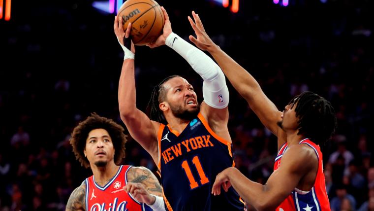 jalen brunson stats: inside knicks star's struggles vs. 76ers and what it means for new york in 2024 nba playoffs