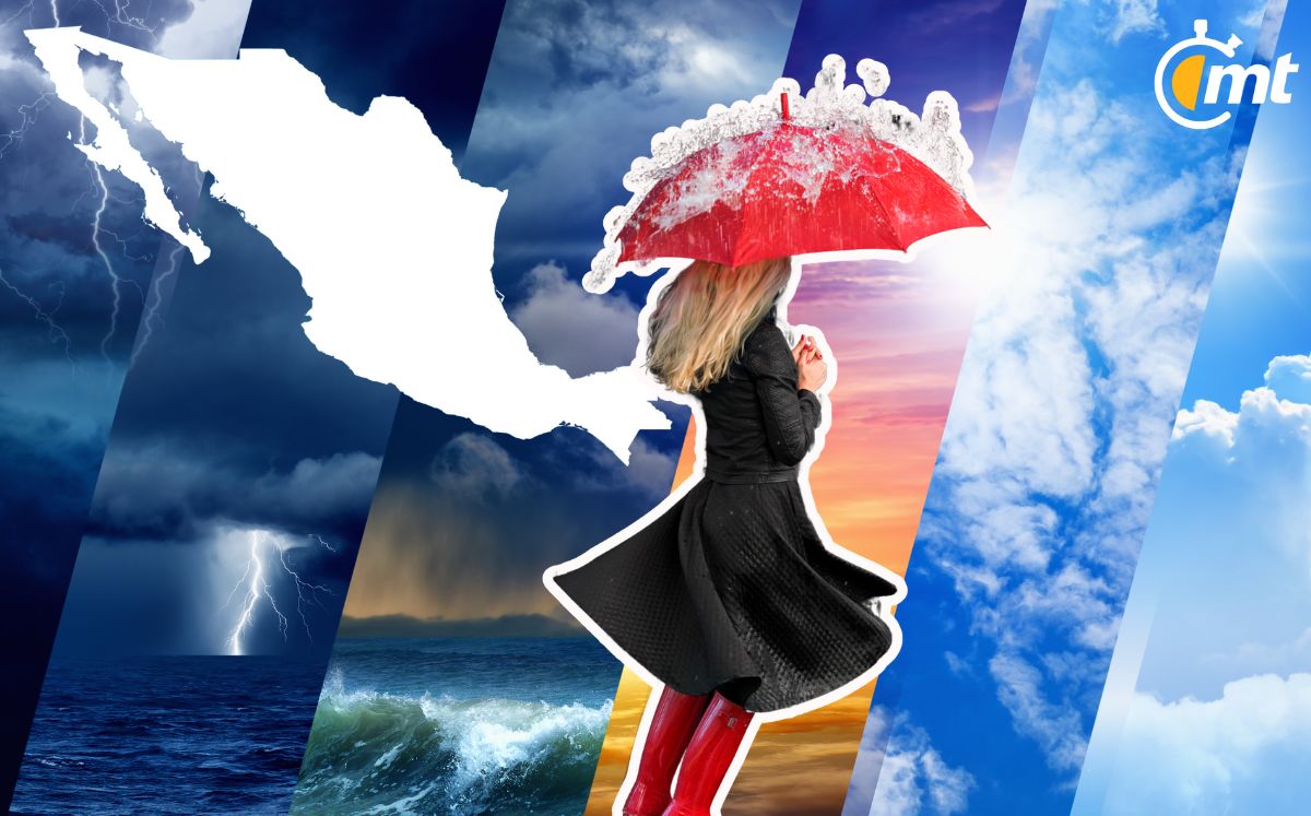 ¡saca el paraguas! en estos estados se esperan lluvias del 23 al 28 de abril