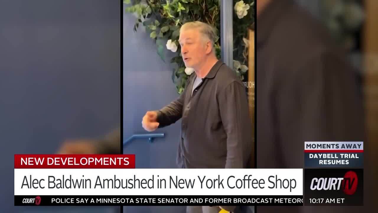 Alec Baldwin Ambushed In Coffee Shop