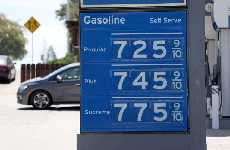 California Gas Hits $7