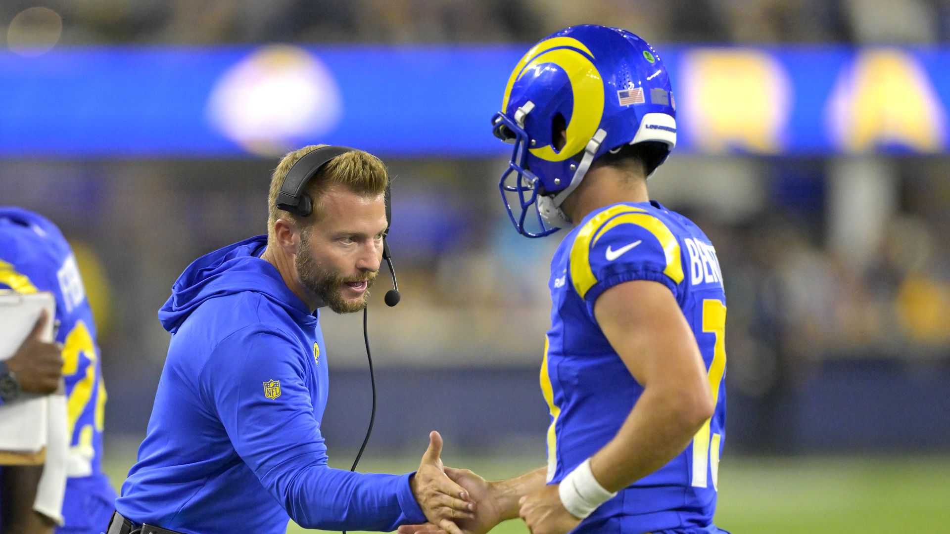 sean mcvay comments on stetson bennett’s return to rams