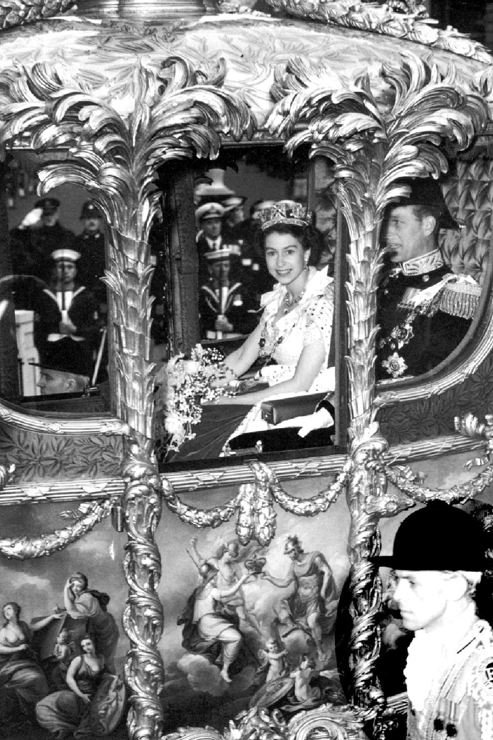 <p>                     Queen Elizabeth ascended to the throne on the 6th of February 1952 when her father King George VI passed away, but the actual Coronation Day didn't take place until 1953 - 16 months later. The country was still under a lot of economic pressure following the war and this coupled with the mourning period for the King means that the ceremony was significantly delayed.                    </p>
