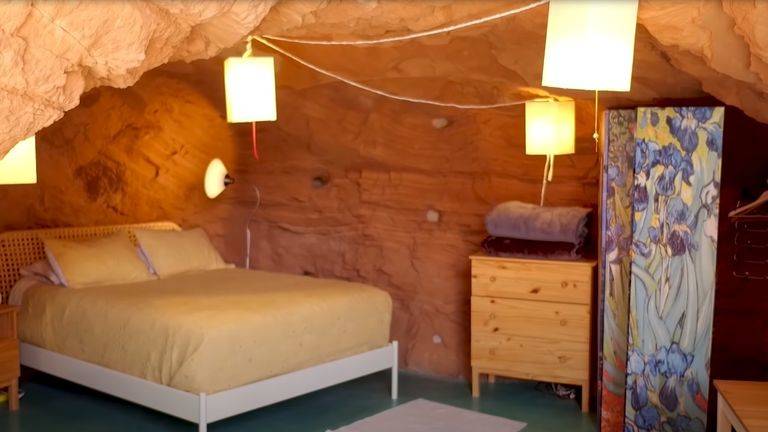 <p>If this home seems too good to be true, then you're in luck. Anyone is able to stay there.</p> <p>Grant rents out one of the bedrooms on Airbnb with the name Bedrock Homestead Cave. So far, he has received tons of visitors who have all given the home great reviews.</p>
