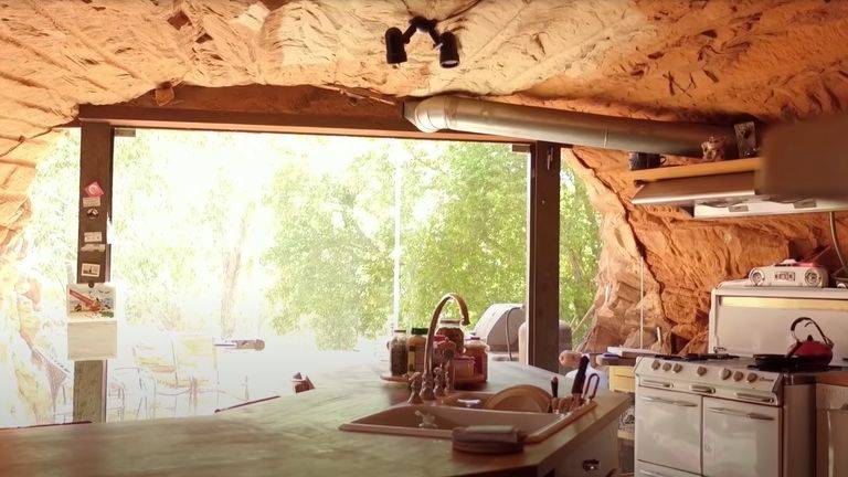 <p>Grant was able to use a lot of space to make the cave home of his dreams. After he was finished, it was a total of five thousand square feet.</p> <p>Even though the entire home was build out of a bedrock, Grant kept the natural aesthetic to give it a unique and comfortable vibe.</p>