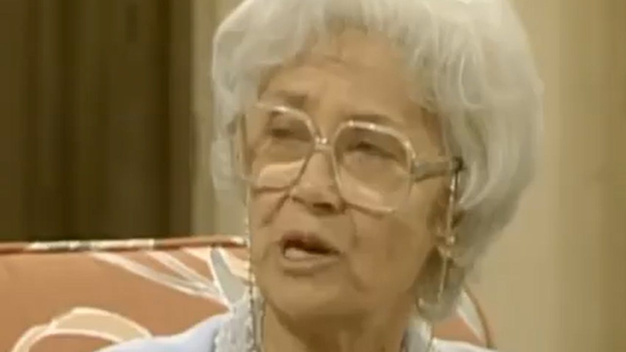 <p>                     For a tiny Italian woman, Sophia Petrillo is full not only of seemingly endless stories about the old country ("Picture it, Sicily!") but also razor-sharp slights and snubs. Dim-witted Rose is often the subject of Sophia's quick wit, as was the case with this sensationally sarcastic barb from the show's first season.                   </p>