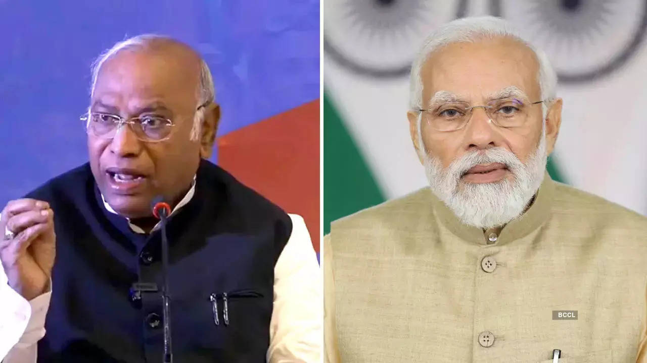 'ready to...': kharge willing to 'explain' congress manifesto to pm modi on muslim league jibe