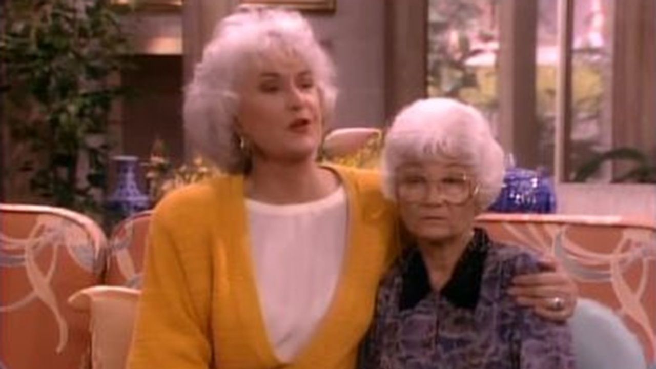 <p>                     Again, that classic Petrillo humor! There were several variations of Dorothy's "You have to excuse my mother" jokes over the years on <em>The Golden Girls</em> (Ex: "She suffered a stroke which left her, if I can be frank, a complete burden") but our favorite is from the fittingly titled Season 6 episode "How Do You Solve a Problem Like Sophia?"                   </p>