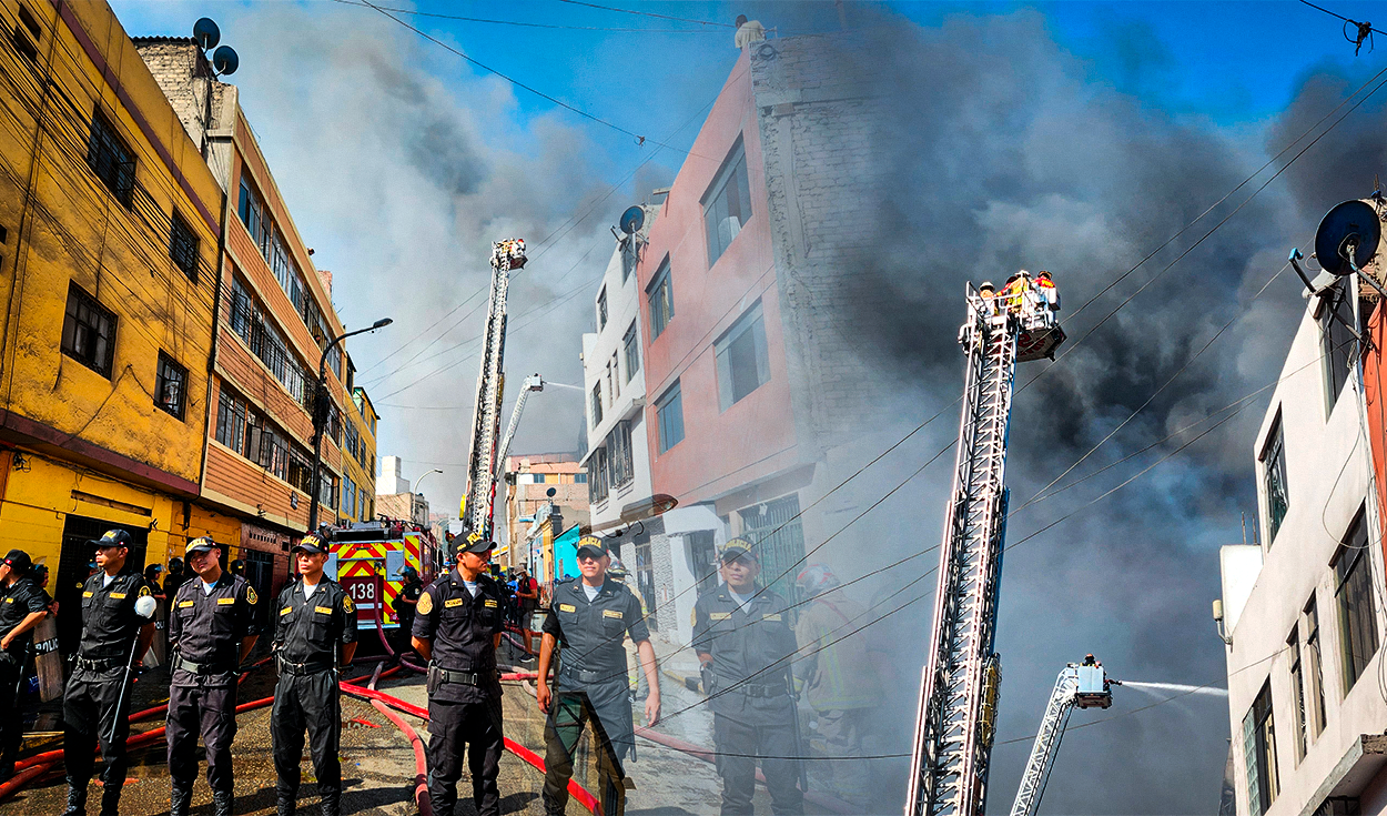 Incendio En Cercado De Lima: Bomberos Controlaron Siniestro En Jr. Áncash