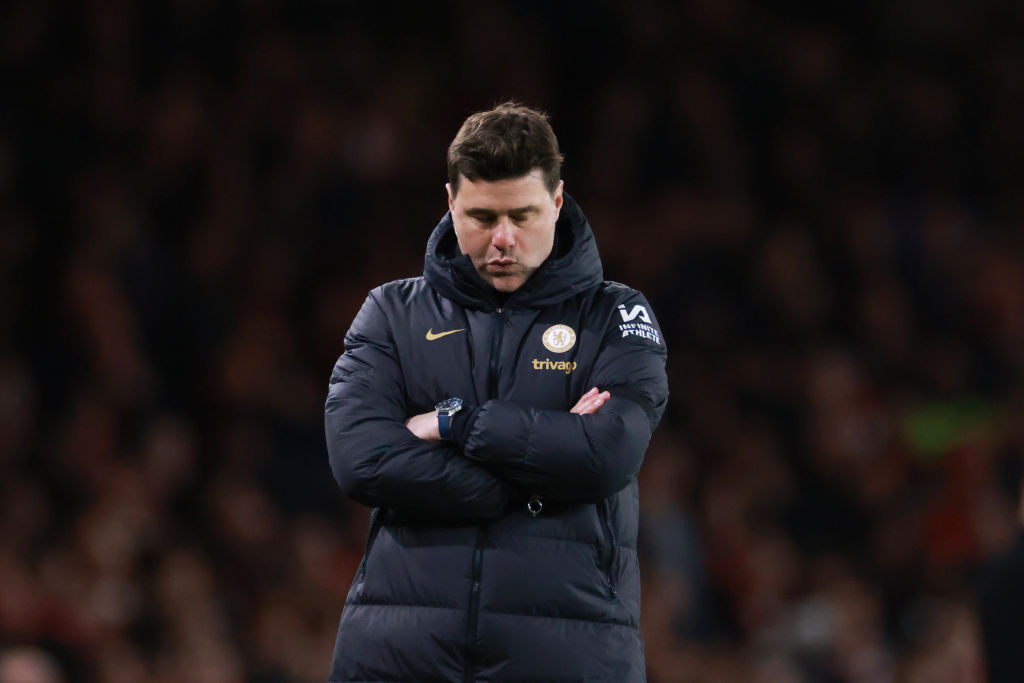 mauricio pochettino reacts to chelsea's 5-0 drubbing at the hands of arsenal