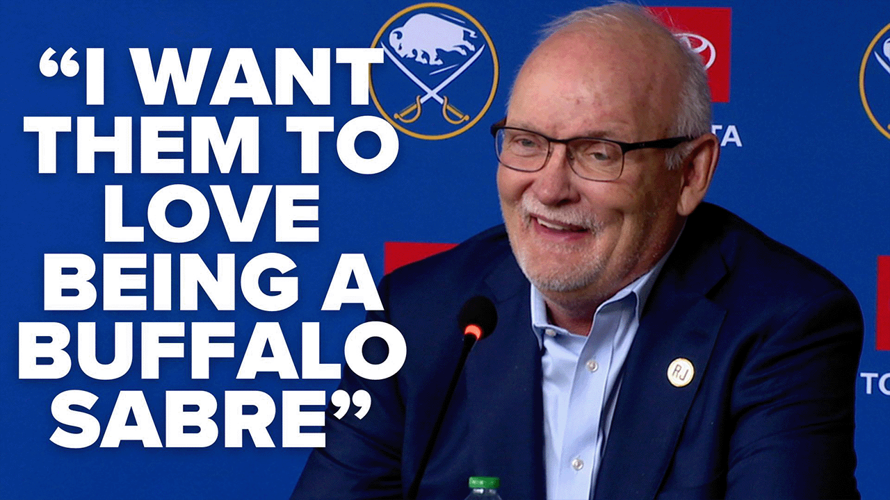 'I Want Them To Love Being A Buffalo Sabre': Lindy Ruff Introduced As ...