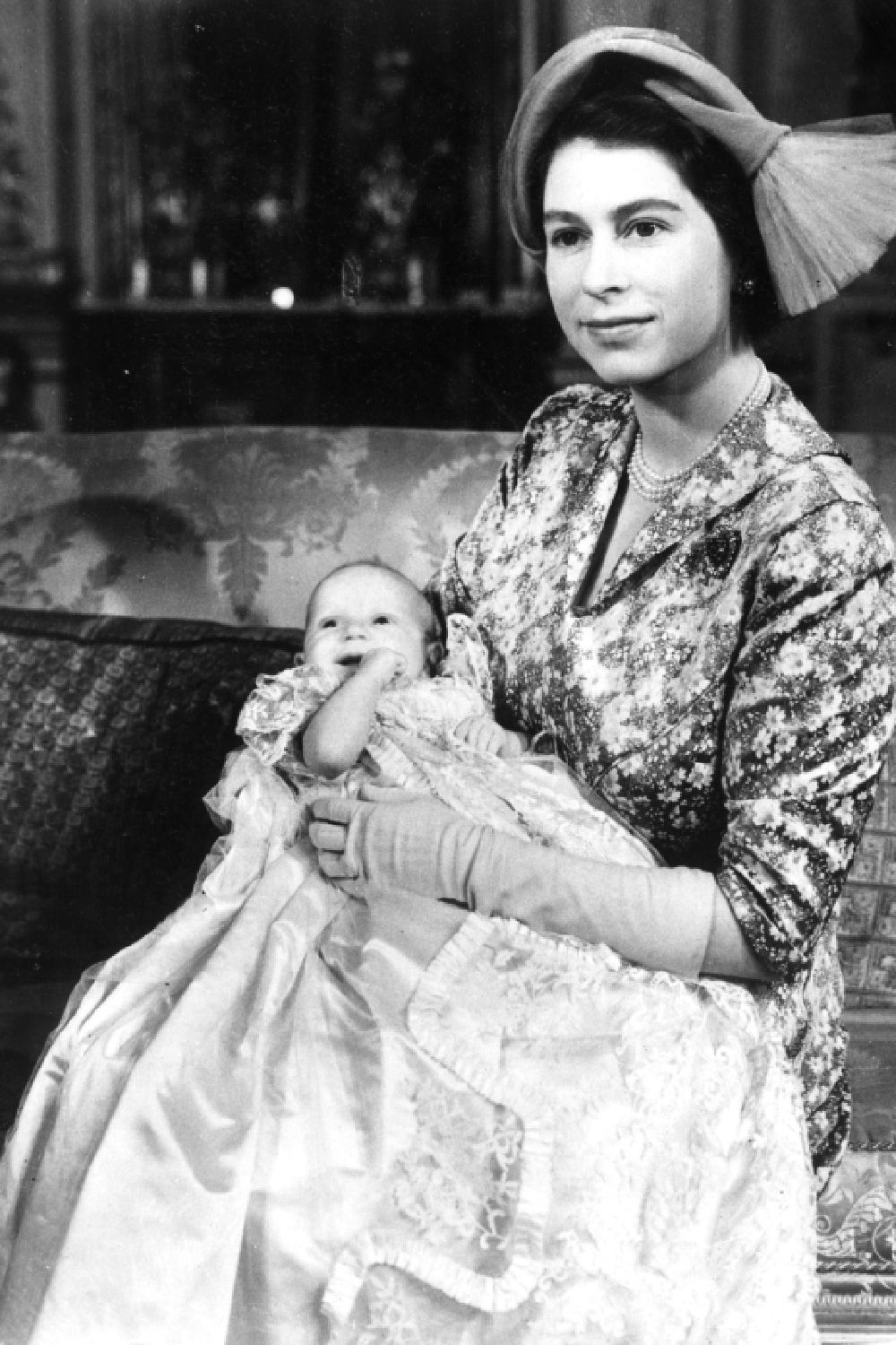 <p>                     Princess Anne didn't actually attend the ceremony as she was considered too young (she was two years old at the time). However, the young Princess did later join the royal family on the Buckingham Palace balcony.                   </p>