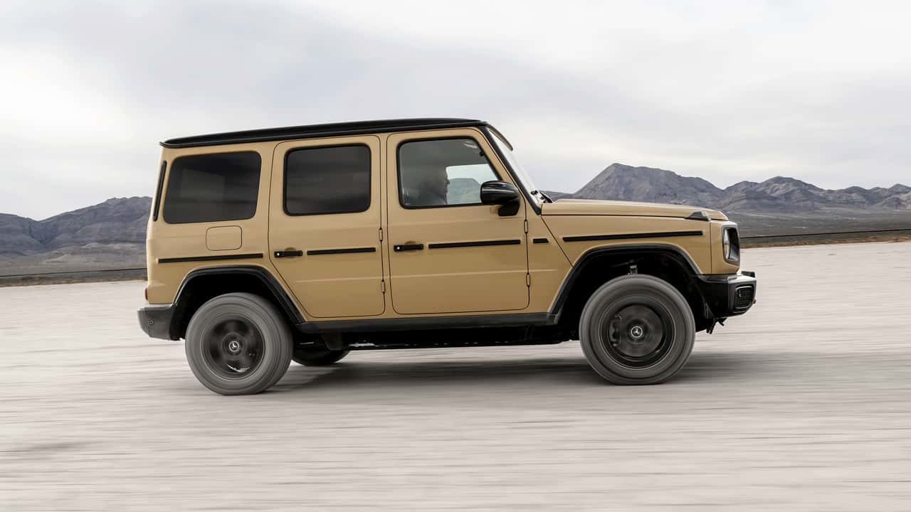 the electric g-class has four motors and an insane amount of torque