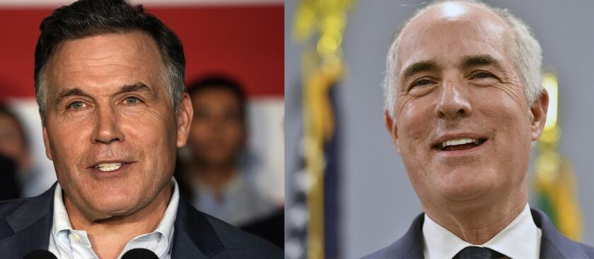 incumbent casey and two-time gop candidate will vie for u.s. senate seat in pennsylvania
