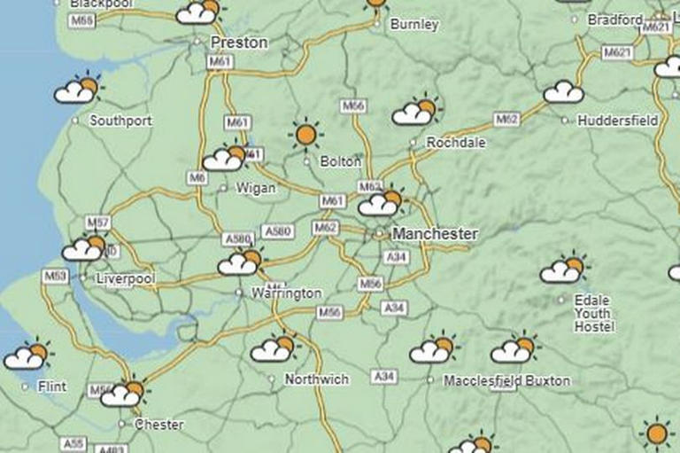 Sunny weather forecast for Greater Manchester after chilly start to day