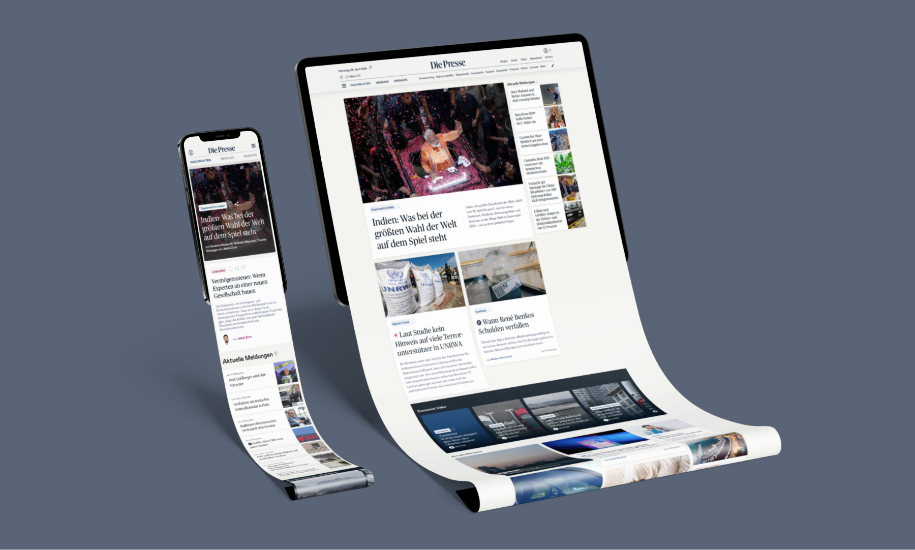 android, „die presse“ digital im neuen design