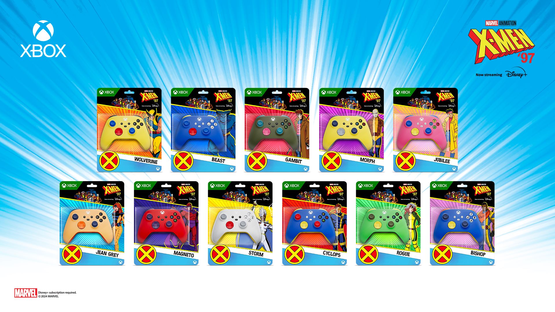 アニメ『x-men '97』デザインのxbox series xが当たるキャンペーンが実施中 x-menキャラ仕様のコントローラーも発表