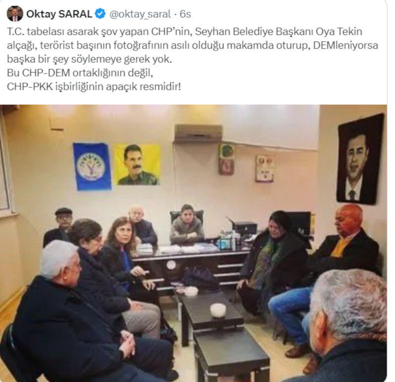 chp’li tekin’den erdoğan’ın başdanışmanı saral’a “öcalan” montajlı fotoğraf yanıtı: orijinalini paylaşıyorum ki ahlaksızlığınız görülsün!