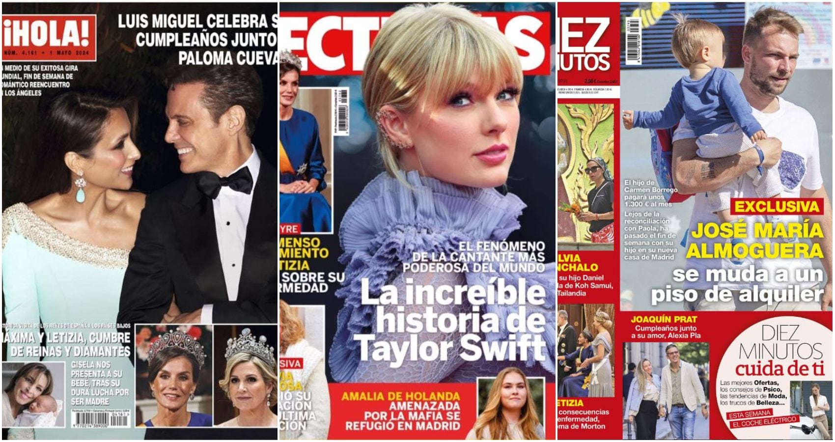 estas son las portadas de las revistas del corazón de hoy, miércoles 24 de abril