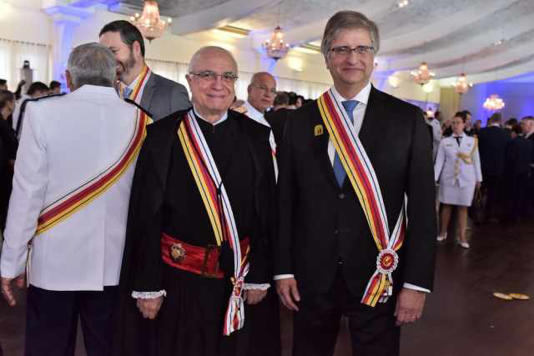 Procurador-Geral da República (PGR) escolhido pelo presidente Lula (PT), o procurador Paulo Gonet recebeu a mais alta honraria do STM no evento – a medalha da Grã-Cruz