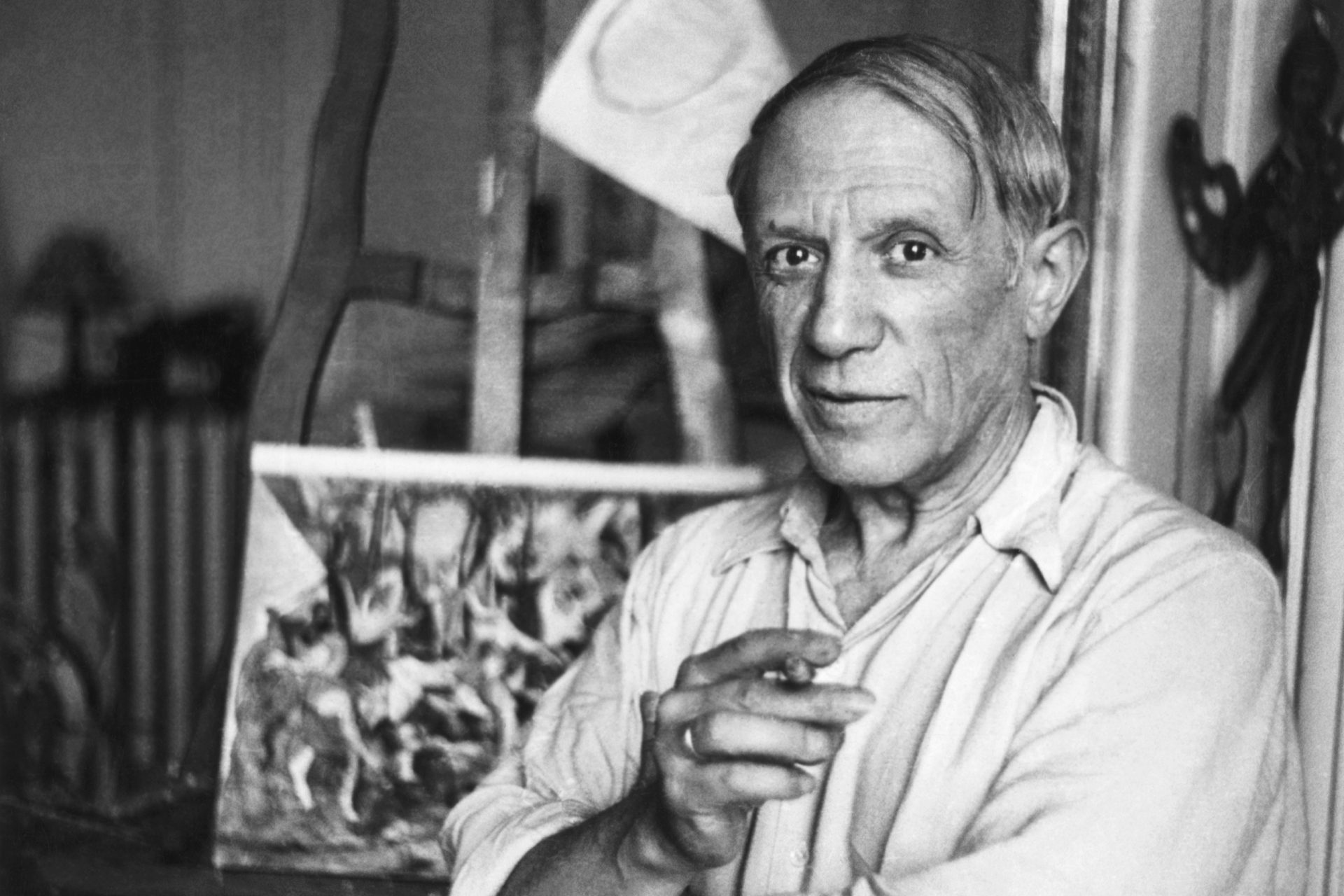 <p>Spanish painter Pablo Picasso died on April 8, 1973, in southern France at the age of 91. They say that, on the day before his death, the famous artist proposed a toast during dinner with the words: "Drink to me, drink to my health, you know I can't drink anymore," while serving wine to guests. His famous last words inspired Paul McCartney to make a song titled "Picasso's Last Words (Drink to Me)".</p>