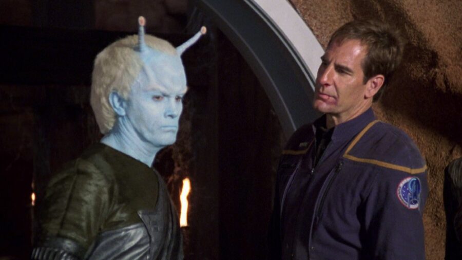 <p>Since he is a man of honor, Archer (after getting dramatically rescued by his crew) lets Shran go with firm evidence of the Vulcan espionage. Shran, also a man of honor, tells Archer that he is now in the Starfleet captain’s debt. He soon pays that debt back in “The Shadows of P’Jem” by rescuing Archer, kicking off a bromance between the two characters that would last through the very end of the show.</p>