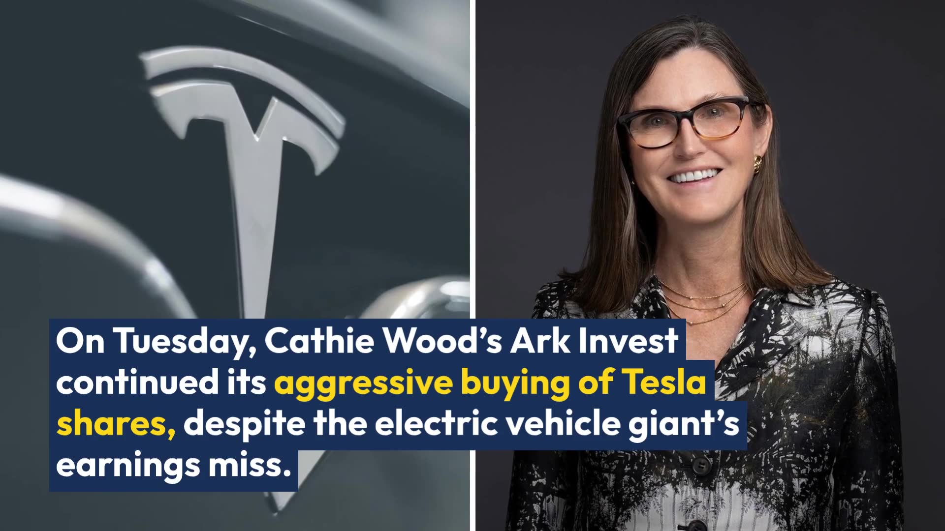 Cathie Wood's Ark Invest Remains Bullish Despite Tesla's Q1 Earnings ...