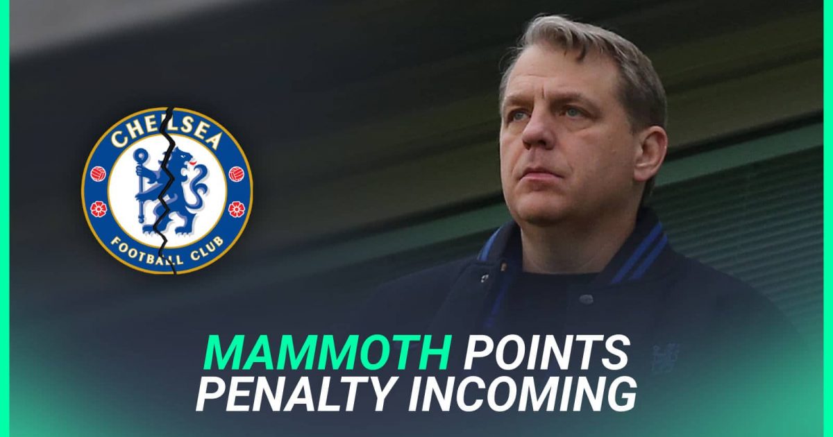 chelsea points deduction: relegation dogfight beckons as expert predicts huge penalty over psr rule break