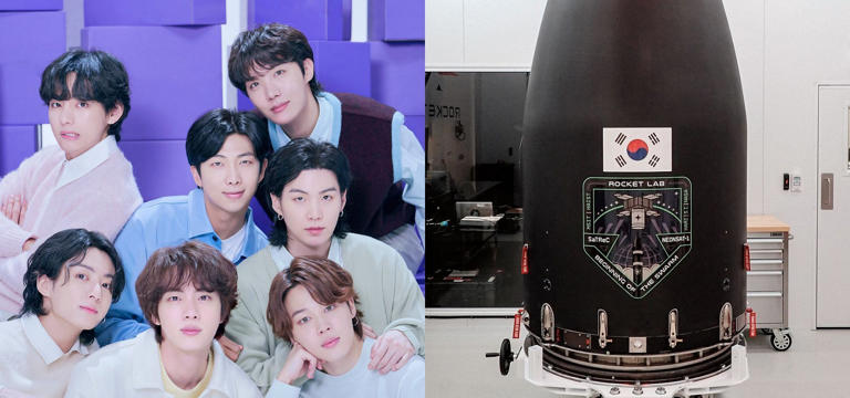 Korea's first ultra-small constellation satellite 'Mission BTS,' named after the global superstars set to launch in April 2024
