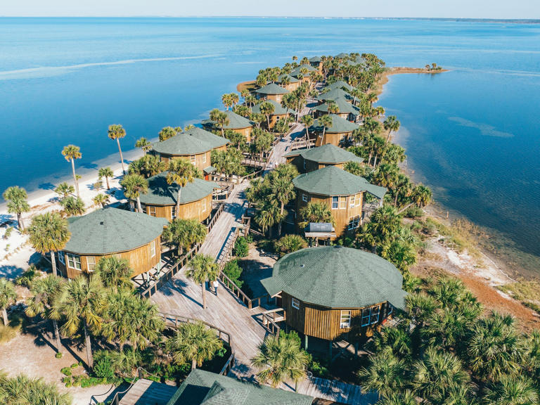 A $50 million private island that's a 10-minute boat ride off the coast of Florida just hit the market. Take a look.