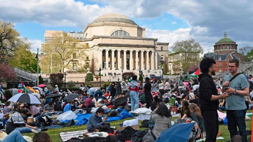 Columbia University Students Demand Tuition Refunds Following Announcement That Remaining Classes Will be Remote Due to Protests on Campus