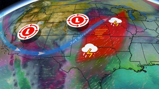 Severe Storms Could Produce Multiple Rounds Of Hail, Wind Damage, Tornadoes In Central US<br><br>