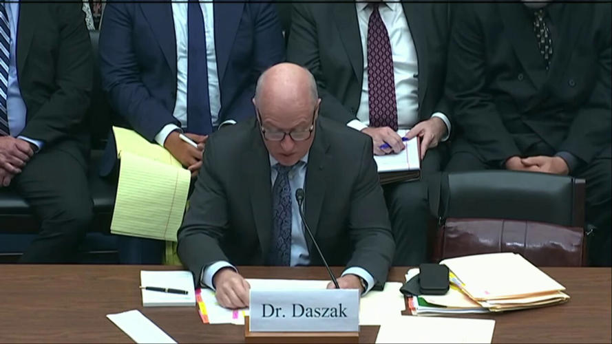 EcoHealth Alliance president testifies in front of House Select Subcommittee on the Coronavirus Pandemic