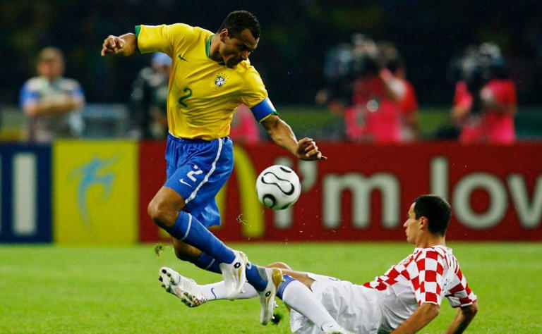 Cafu of Brazil (Photo by Shaun Botterill /Getty Images)