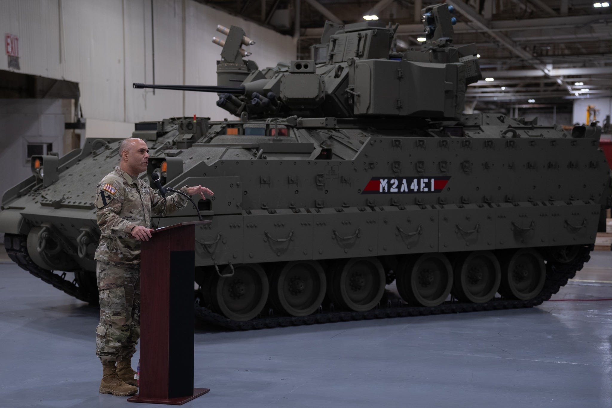 microsoft, new photos show the us army's latest version of the bradley fighting vehicle that's proven itself in ukraine
